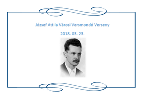 Jzsef Attila Vrosi Versmond Verseny (2018. 03. 23.)