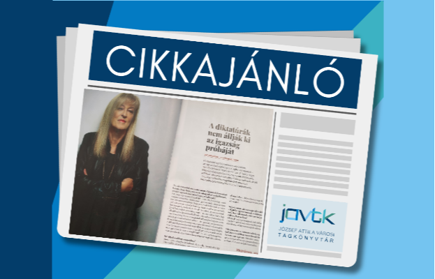 Munkatársaink cikkajánlója a könyvtárunkba járó folyóiratokból 2026.8.B.
Munkatársaink cikkajánlója a könyvtárunkba járó folyóiratokból 2026.8.B.