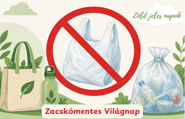 Július 3.- Zacskómentes Világnap (Zöld Jeles Napok) 2026 Július 3.- Zacskómentes Világnap (Zöld Jeles Napok) 2026
