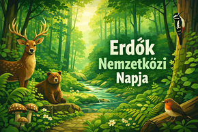 M�rcius 21. - Az Erd�k Nemzetk�zi Napja (Z�ld jeles napok) 2026.