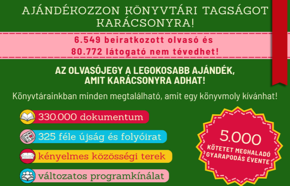 Ajndkozzon knyvtri tagsgot!

