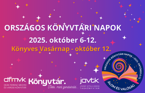 Országos Könyvtári Napok 2025. Országos Könyvtári Napok 2025.