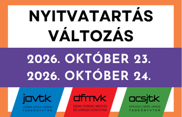 Nyitvatart�s-v�ltoz�s! 2026. okt�ber