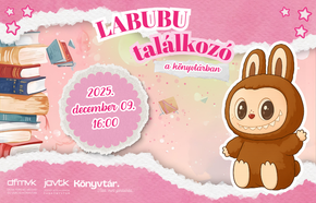 LABUBU tallkoz a knyvtrban