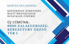 Hivatalos cmnk kzterlet tnevezs miatt megvltozik!