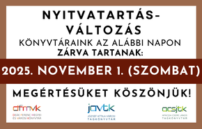 Nyitvatarts vltozs (2025. 11. 01.)
