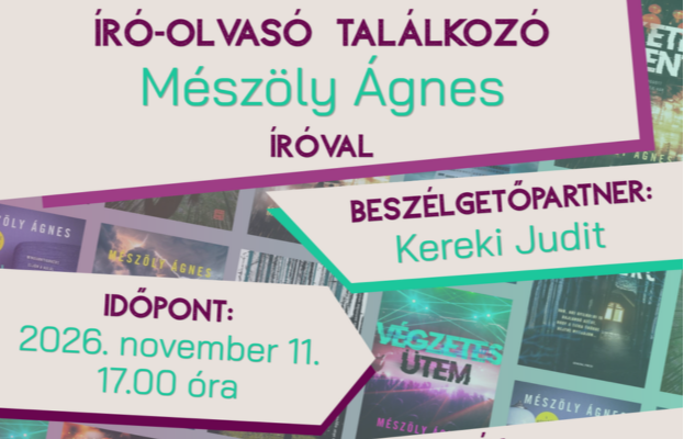 Író-olvasó találkozó Mészöly Ágnes íróval Író-olvasó találkozó Mészöly Ágnes íróval